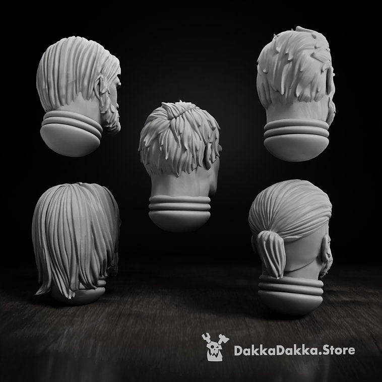 Legendary Heroes Heads x5 - Only-Games