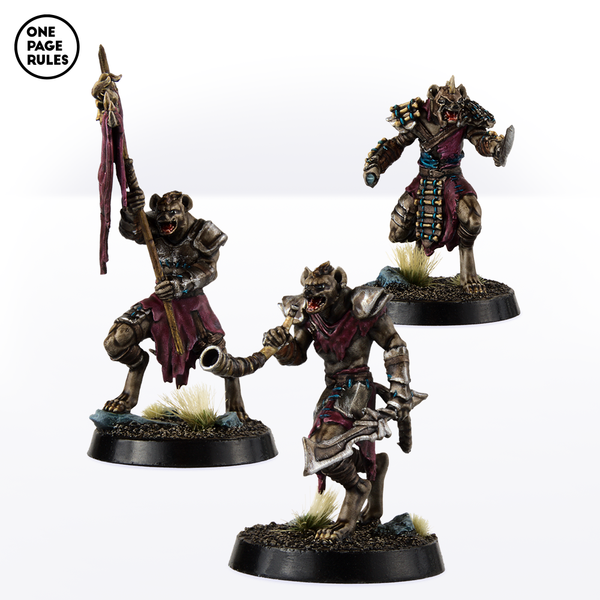 Beastmen Hunters Command (3 Models) - Only-Games