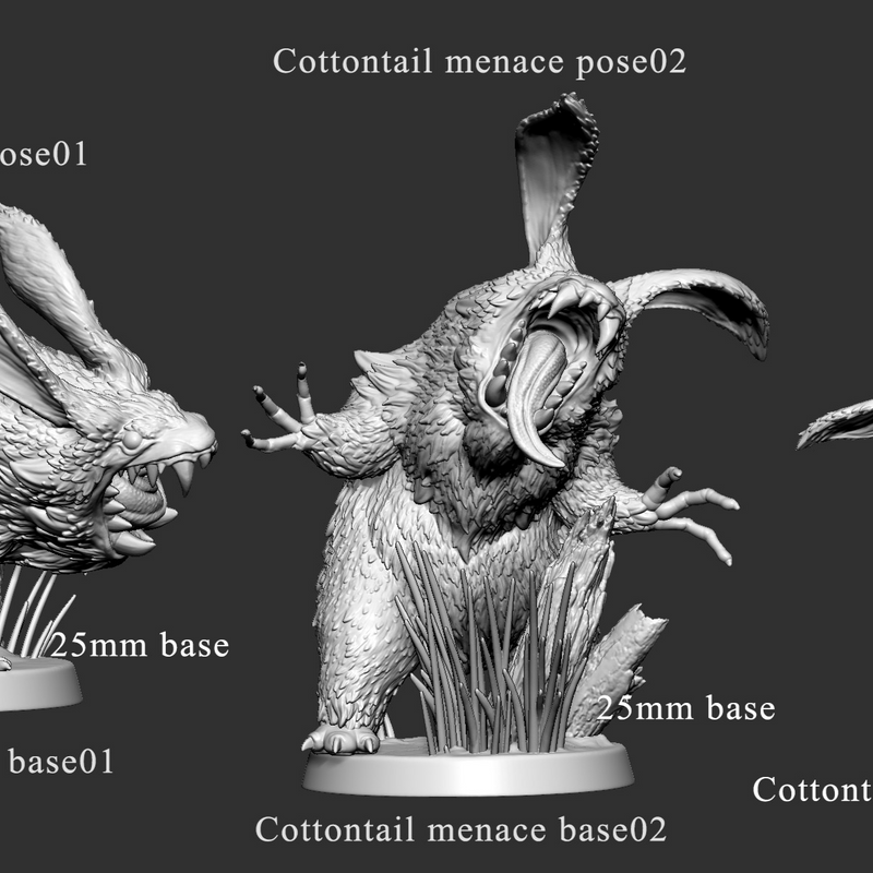 Cottontail Menace (All 2 poses) - Only-Games