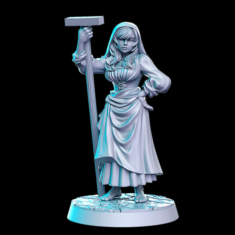 Agnes (female dyer) - 32mm - DnD - Only-Games