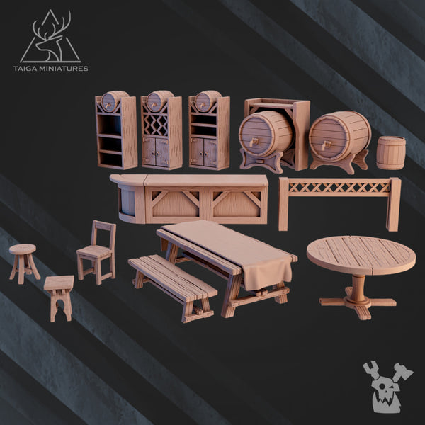 Fantasy Tavern furniture - Only-Games