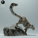 Snow Leopard on a Boulder - Only-Games
