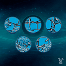 Scylla 40mm Bases Set x5 - Only-Games