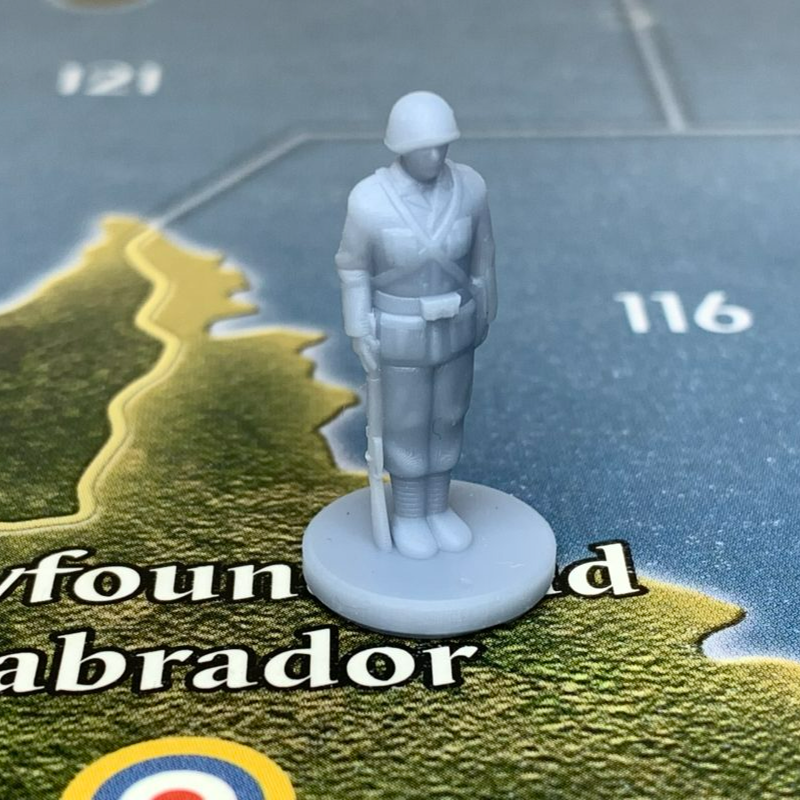 1/72 3D Printed Italian WWII Infantry armed with Carcano Model 1891/38 bolt-action rifle (x15). - Only-Games