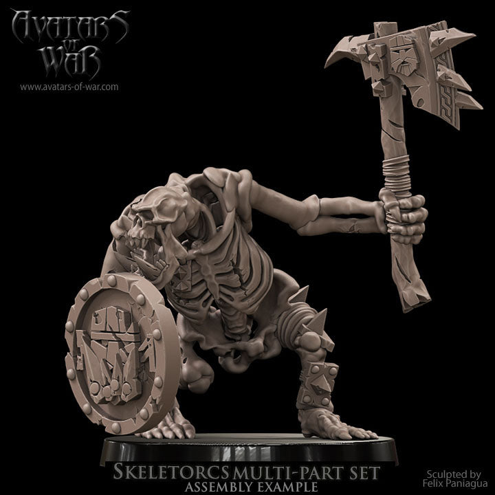 Skeleton Orcs multi-part set - Only-Games