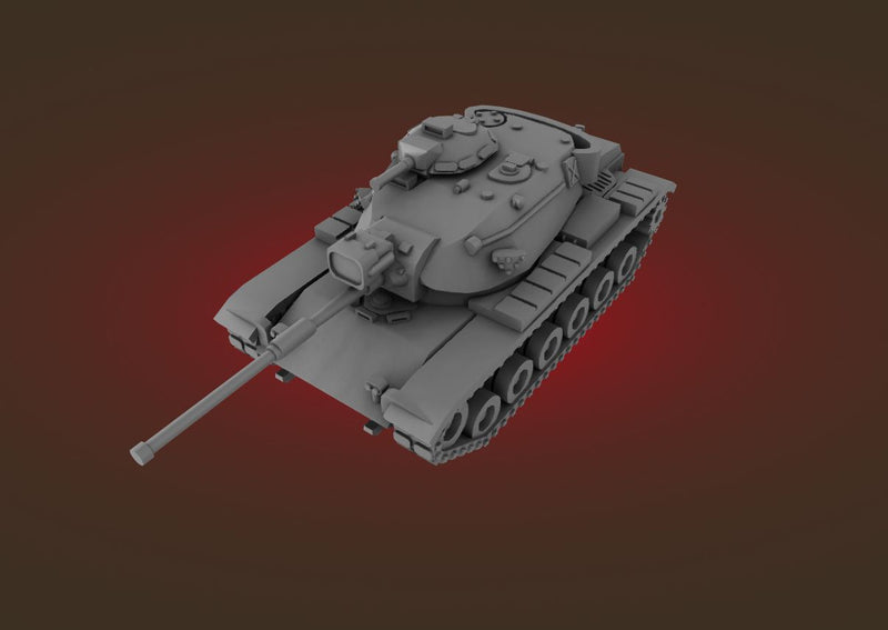 MG144-US02D M60A1 MBT (with seachlight and smoke dischagers) - Only-Games
