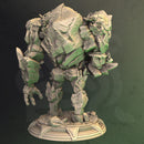 Elven Druid & Her Rock Golem - Verina and Lazlus - Only-Games