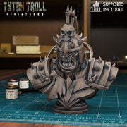 Orc Bust 01 - TytanTroll Miniatures - DnD - Fantasy - 50mm - Only-Games