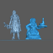 (0171) Female dwarf waitress - Only-Games