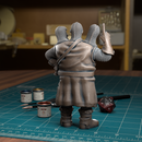 3 Headed Giant With No Sword - TytanTroll Miniatures - DnD - Fantasy - Only-Games