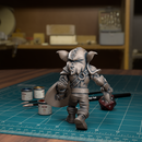 Goblin Dagger And Shield - TytanTroll Miniatures - DnD - Fantasy - Only-Games