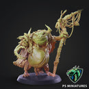 Green Slaad Lizardman Pose 2 - Only-Games