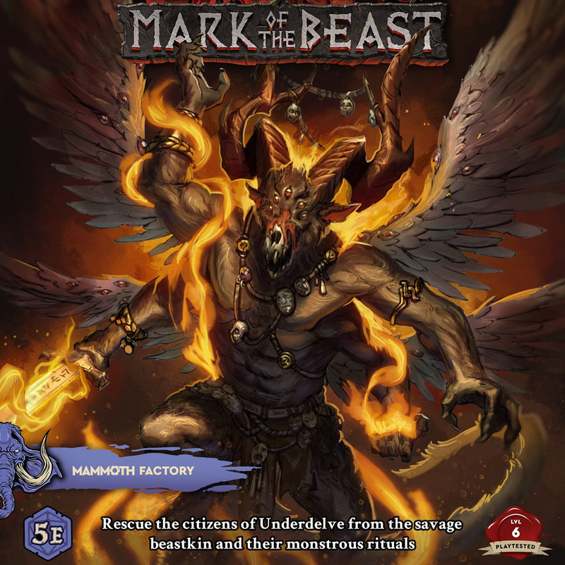 Mark of the Beast - Physical 5e Adventure Booklet - Only-Games
