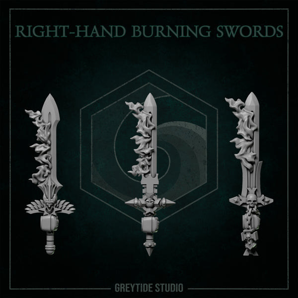 Right hand Burning Swords - Only-Games