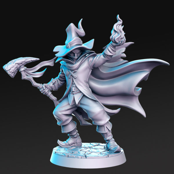 Nevin - Wizard- 32mm - DnD - Only-Games