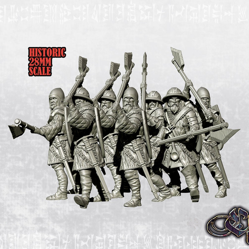 Men at arms with voulges- 28mm (Historic Scale) - Only-Games