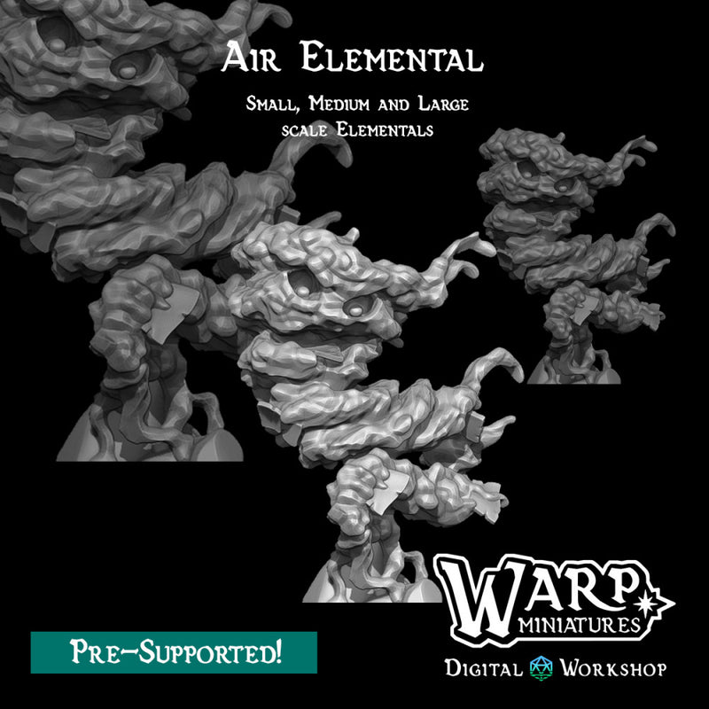 Air Elemental - Small, Medium and Large - Only-Games