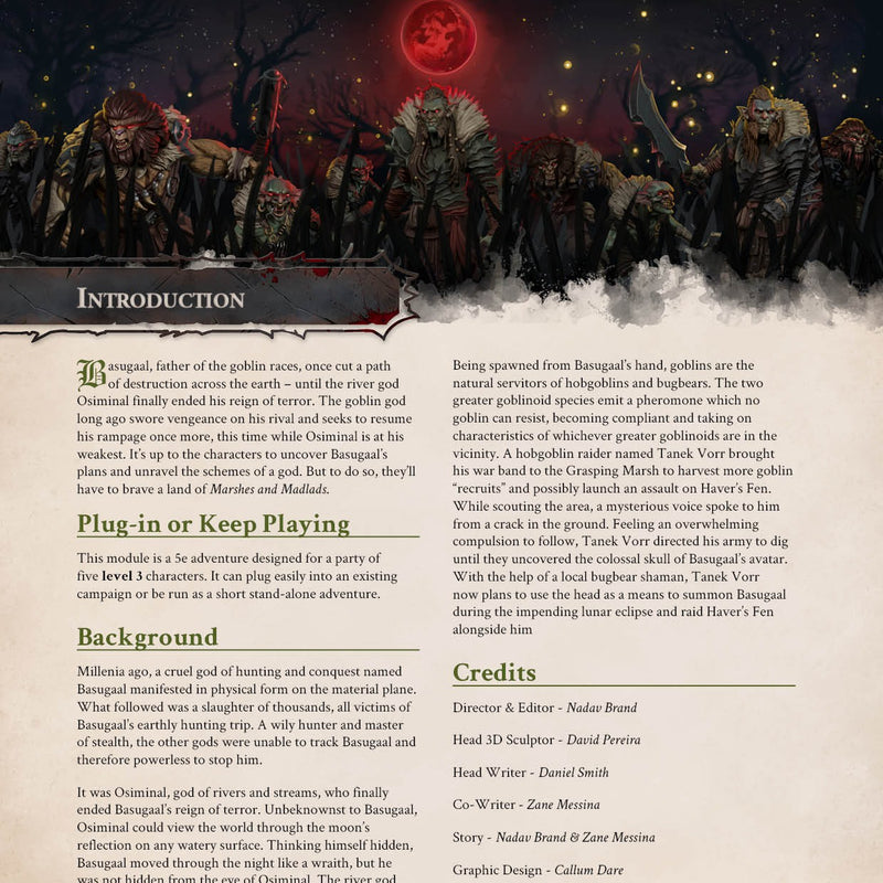 Marshes and Madlads - 5e Adventure Booklet - Only-Games