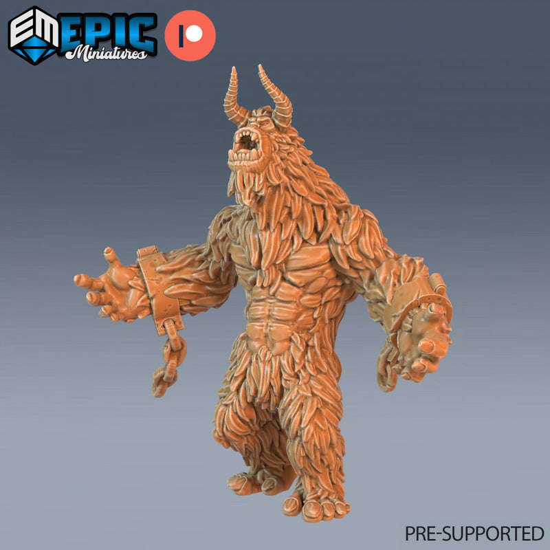 3D Printable Yeti Abomination / Big Foot / Frost Giant / Bigfoot