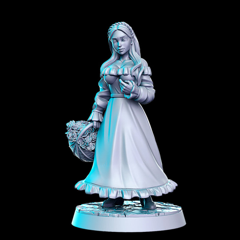 Fiora (flower girl)  - 32mm - DnD - Only-Games