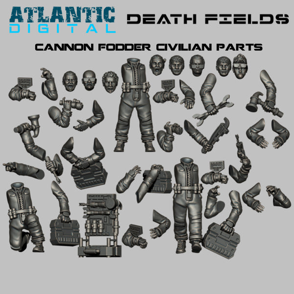 Cannon Fodder Civilian Parts - Only-Games