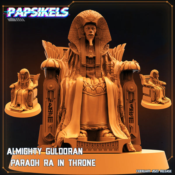 ALMIGHTY GULDORAN PARAOH RA IN THRONE - Only-Games
