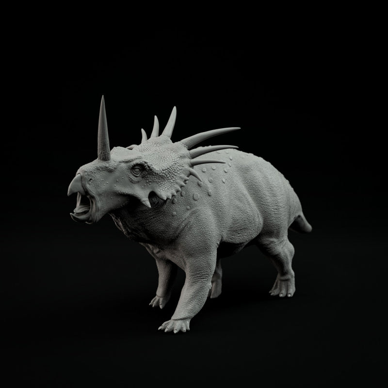Styracosaurus roaring 1-35 dinosaur - Only-Games