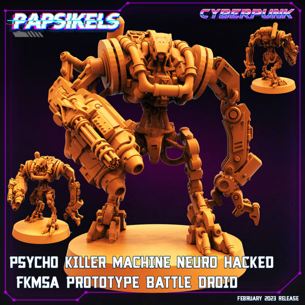 PSYCHO KILLER MACHINE NEURO HACKED FKMSA PROTOTYPE BATTLE DROID - Only-Games