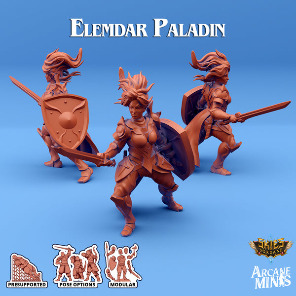 Elemdar Paladin - Pose 2 - Arrodan Syndicate - Only-Games