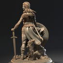 SHIELD-MAIDEN: VIKING FEMALE WARRIOR 75MM - Only-Games