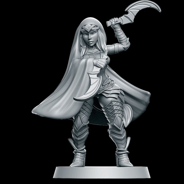 Lure Team Dark Elf Assassin 2 Fantasy Football 32mm - Only-Games