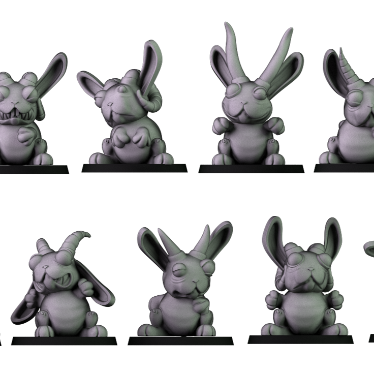 Demonic Rabbits team 16 miniatures - Only-Games