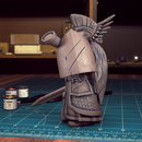 Female Bearded Dwarf 02 - TytanTroll Miniatures - DnD - Fantasy - 32mm - Only-Games