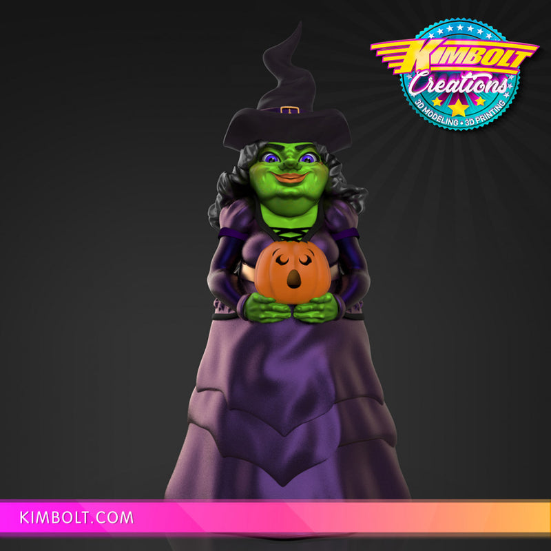 Pumpkin Witch (No supports needed!) - Only-Games