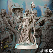 Miriel - Female druid- 32mm - DnD - Only-Games