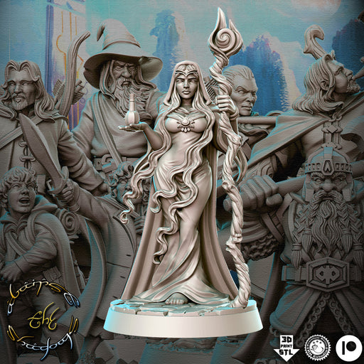 Miriel - Female druid- 32mm - DnD - Only-Games