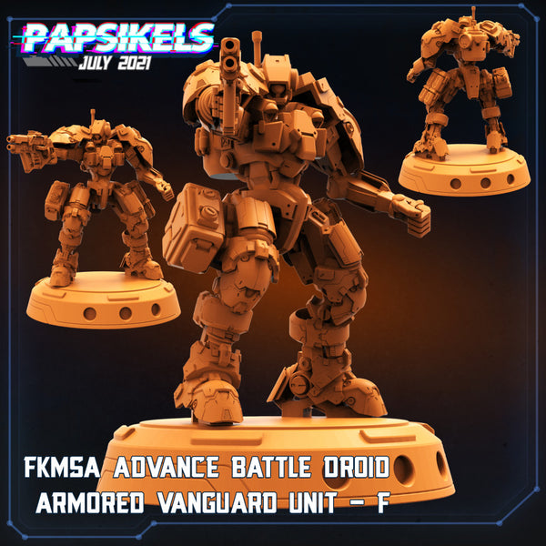 FKMSA ADVANCE BATTLE DROID ARMORED VANGUARD UNIT - F - Only-Games