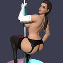 Glamorous Cybergirl Maxie - Pole Action Pinup - Only-Games