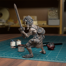 Young Halfling Adventurer - Fantasy DND Miniatures - TytanTroll Miniatures - Only-Games