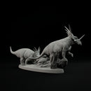 Styracosaurus family 1-35 scale dinosaur - Only-Games