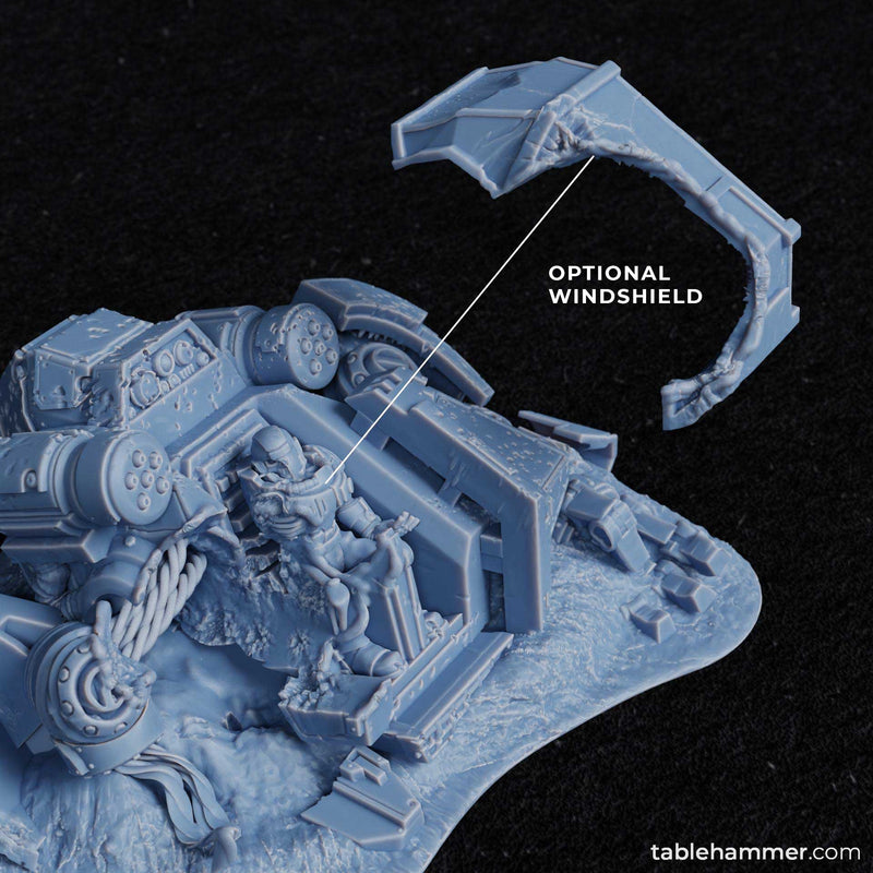 Crashed heavy walker with corpse (Crashes, Corpses, Casualties, Human Space Corps)) - Only-Games