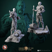 Dukas Scarlet 32mm and 75mm pre-supported + dnd 5e stats block - Only-Games