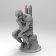 thinking man pen holder - Only-Games