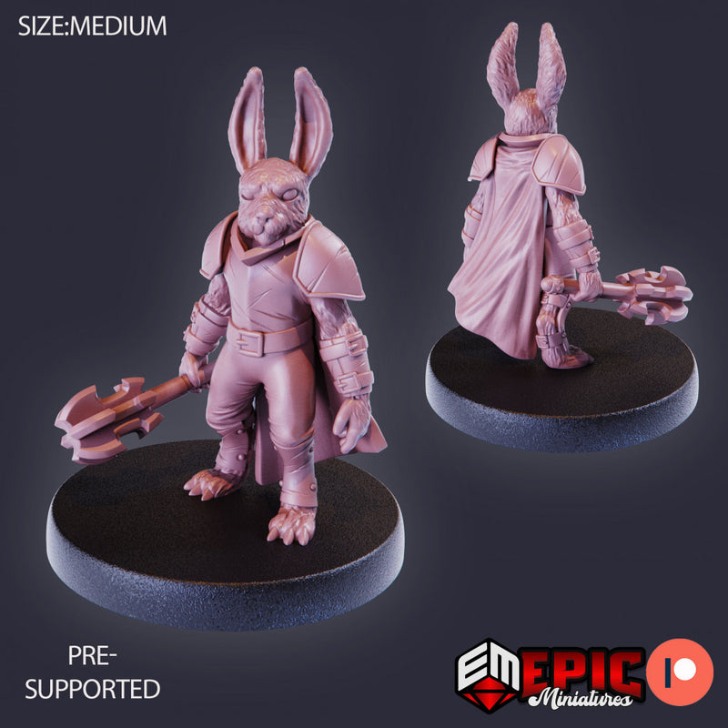 Bunny Paladin / Rabbit Warrior / Rodent Soldier / Hare Army - Only-Games