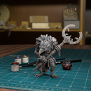 Kenku Baded Staff - TytanTroll Miniatures - DnD - Fantasy - Only-Games