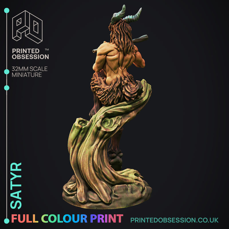 Satyr - Fey Creature - Pre-Coloured - 32mm Scale - Only-Games