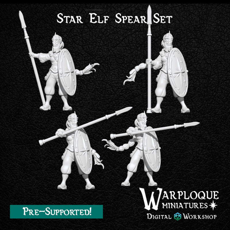 Star Elf Spear Set - Only-Games