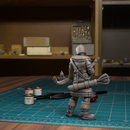 Northern Guard Fire Archer - Frostgrave Pathfinder - Fantasy DND - TytanTroll Miniatures - Only-Games