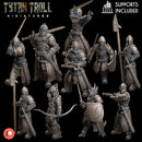 Town Guard Bundle - Frostgrave Pathfinder - Fantasy DND - TytanTroll Miniatures - Only-Games