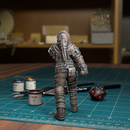 Bandit Pointing with Cudgel - TytanTroll Miniatures - DnD - Fantasy - Only-Games